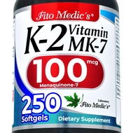 FITO MEDIC'S Lab | Vitamin k2 | k2 Vitamin plement | Vitamin k | 250 softgels | 100 mcg |