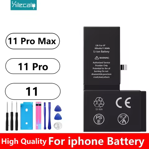 Xilecaly Real High Capacity Battery For iPhone 11 Pro Max 11 Best Quality Replacement For iphone Bat