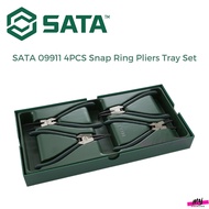 SATA 09911 4PCS Snap Ring Pliers Tray Set