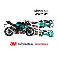 yamaha R1 Sticker Petronas v.1 Pattern (Can Order To Add A Long Lower Chest) (Please Send Picture Of