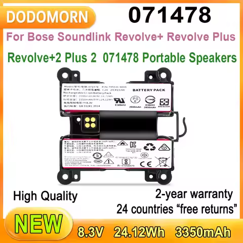 DODOMORN 071478 Battery For Bose Soundlink Revolve+ Revolve Plus Revolve+2 Plus 2 Portable Speakers 