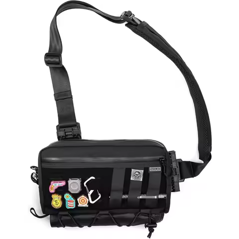 Tactical Geek Cache L3 EDC Sling Bag Chest, Lightweight Shoulder Daypack