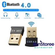 Mini USB Bluetooth Dongle Adapter 4.0 CSR Bluetooth USB 4.0 Dongle Adapter Wireless Transmitter Rece
