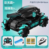 เด็กรีโมทคอนโทรลถังรถของเล่นสี่ล้อไดรฟ์ Off-Road COMBAT Vehicle น้ํา Fireball Launcher สําหรับชายอาย