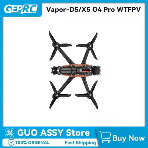 GEPRC Vapor-D5 O4 Pro WTFPV Drone X5 TAKER H60_BLS 60A 4-in-1 ESC 5-inch SPEEDX2 2207E 1960 KV TAKER