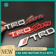 【xps】1Pcs 3D aluminum TRD Sports Racing Logo Car Badge rear Emblem tail sticker For Toyota RAV4Car A