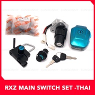 YAMAHA RXZ135 RXZ 135 MILI CATA CATALYZER Main Switch Ignition Switch Suis Kunci Set Fuel Tank Cap Penutup Tangki Minyak Thai Yamaha