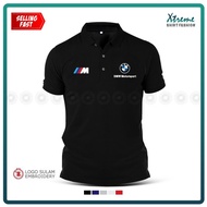 Polo Tee Shirt New BMW M Motorsport Performance Racing M2 M3 M4 M5 Baju T-Shirt Lelaki Design Logo S