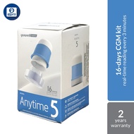 Yuwell Anytime 5 Continuous Glucose Monitoring (CGM) System Kit | 16-Day Calibration-Free Real-Time 