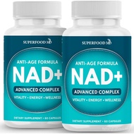 NAD+ Supplement Liposomal + Resveratrol for Women & Men, Astaxanthin, CoQ10, Alpha Lipoic Acid, Gree