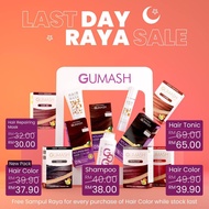 GUMASH Hair Color Pewarna Rambut Halal Telap Air Sah Solat Hair Colour Warna Lembut Sah solat