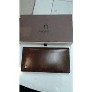 Aigner Wallet (Men / Women's Wallet, super Leather Wallet, Long Wallet) Star Seller