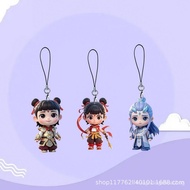 Lotus Root Cake cp Nezha Pendant2Momo the Demon Boy Cartoon Anime High-Value Phone Chain Nezha Ao Bi