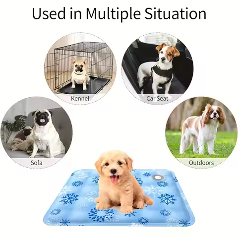 Pet Summer Self-Cooling Pad, Easy to Clean, Comfortable and Cool Sleeping Bed, Suitable for Dogs and