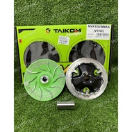 TAIKOM RACING NVX V1 V2 NMAX V1 V2 RACING CVT FRONT PULLEY SET COPPER BUSH CVT PULLEY