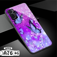 HP Oppo A76 4G Glass Softcase - Casing Oppo A76 4Ghp - Case Oppo A76 4Ghp [H05]