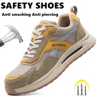 Ultra-light Safety Shoes Steel Toe Work Shoes Protective Safety Shoes Anti-smashing Anti-piercing Work Shoes Steel Toe Shoes Work Shoes Welding Shoes Hiking Shoes Construction Site