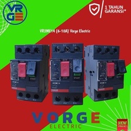 Motor Circuit Breaker Vorge Vr2Me14 Vr2Me 14 6A-10A 3Kw Equivalent to Gv2Me14 Gv2Me 14 1 Year Warran