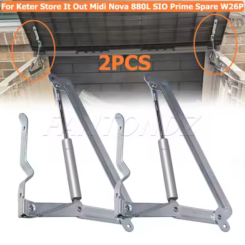 2PCS Piston Hinge For Keter Store it out Midi Nova 880L SIO Prime Spare W26P Hinge Replacement Part