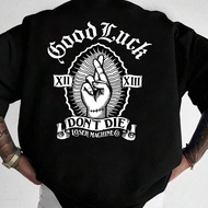 Plus Size Men's Casual All-Match Crew Neck Short Sleeve T-Shirt, Versatile And Fashion Top, Size 1XL