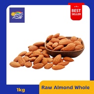 Raw ALmond Whole 1kg Whole Raw Almonds 1kg