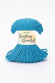 Art of Yarn, Twistora 7 mm 55% Cotton-45% Polyester Super Bulky(6) Macrame for Design Wall hangings,