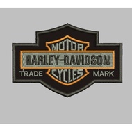 HP-R88 HARLEY-DAVIDSON MOTORCYCLE TRADEMARK LOGO PATCH EMBROIDERED ACCESSORIES BET/ EMBLEM