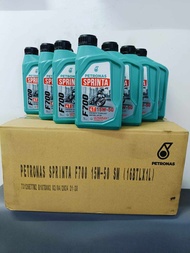 [NEW & READY STOCK] PETRONAS SPRINTA F700 15W-50 SEMI SYNTHETIC - 16 BOTTLE PACKAGE (1 Litre Packing