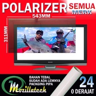 POLARIS POLARIZER TV LCD 24 INCH POLARIZER TV TOSHIBA REGZA - SAMSUNG - POLYTRON - SHARP AQUOS - CHANGHONG - PANASONIC POLARIZER 24 0 DERAJAT