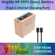 KingMa NP-F970 (7800mAh) Battery with Type-C Internal Charging Port