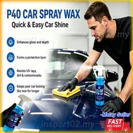 【Free Towel】P40 Car Paint Spray Wax Lilin Semburan Kereta 300ml Automotive Wash Shampoo Foam Spray, 