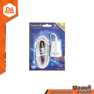 ขั้วหลอดไฟ หุ้มยางกันน้ำ E27 VKF 2x0.5 ยาว 10 เมตร สีเทา (มอก.) |ZWF|