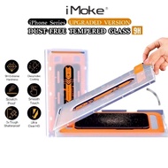 iMoke 9H Clear Tempered Glass for iPhone 14 Pro Max/13 Pro Max/12 Pro Max/11 Pro Max