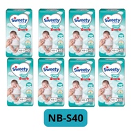 [1 KARTON] SWEETY Silver Pants Cloud Soft 1 Dus - Popok Bayi | Diapers Baby 8 Ball