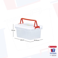 TOYOGO Clear Storage Box | Portable & Heavy-Duty (9504-9507)
