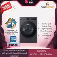 (FREE INSTALL KL/SEL) LG Front Load Washer Dryer F2520RNTKA / F2515RNEG / F2515RTGB / F2720RVTV / FV