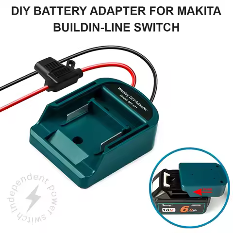 External Battery Adapter Converter for MT Makita 14V/18V Battery DIY Power Tool box mod Plug accesso