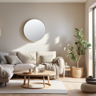 ORE- Eco Mirror Irregular Wall Mirror Vanity Mirror Bedroom Mirror Frameless Dressing Wall Hanging M