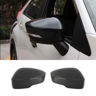 Carbon Fiber Style Car Rearview Mirror Cover Decoration Trim Car Styling Accessories For Mitsubishi 