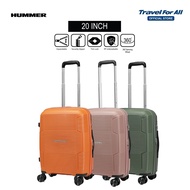 Hummer Overland 20＂ Polypropylene [PP] Hard Case Expandable TSA Lock Secure Zip Luggage - 13851420