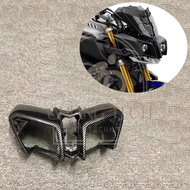 Carbon fiber paint Headlight Cover Shroud Fairing Cowl Kit Fit For YAMAHA MT-10 FZ-10 2016-2019 MT10