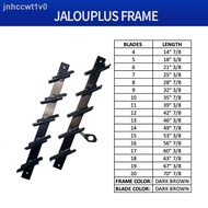 ✕■Jalouplus Jalousie Frame 4 Blades - 10 Blades for Louver Window 1 Pair  (Left and Right Frame)
