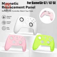GREAT Front Shell Cover, Hard PC Shockproof Replacement Faceplate,  Magnetic Screwless Game Controll