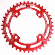 DECKAS 104BCD Round Narrow Wide Chainring 40/42/44/46/48/50/52T Chainwheel MTB Mountain Bicycle Cran