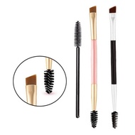 Double-ended angled eyebrow brush Portable Mascara brush Eyebrow Gel Brush Eyebrow Comb Brush Beginn