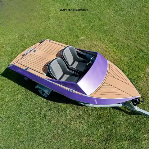 2026 Kinlife Electric Mini Jet Boat 15 ft Aluminum Hull High Speed Powerboat with 1812cc 170HP Inboa