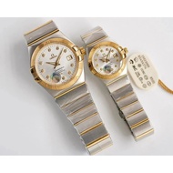 Top 1: 1OMEGA Omega Constellation Series Automatic Mechanical Female Watch Couple Watch Men's Watch 
