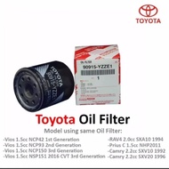 90915-YZZE1 Toyota Camry, Altis, Avanza, Caldina, Corolla, Celica oil filter