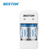 Beston Rechargeable RCR123A CR123A CR 123 Lithium Battery 3.2v 650mAh