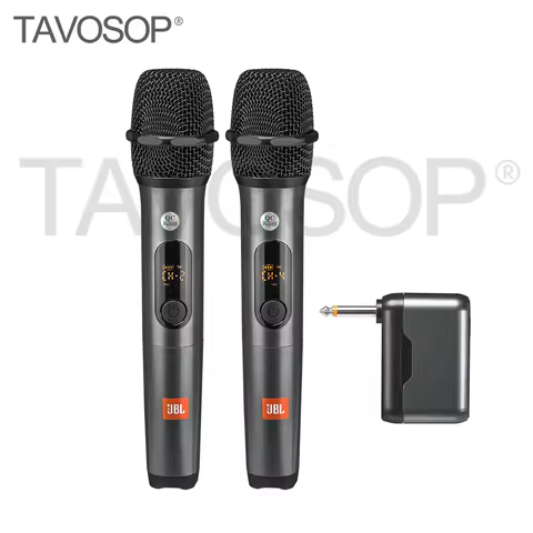 Professional 2 Channel UHF For JBL Wireless Handheld Microphone System Mike 6.3 Interface 1 T 2 Kara